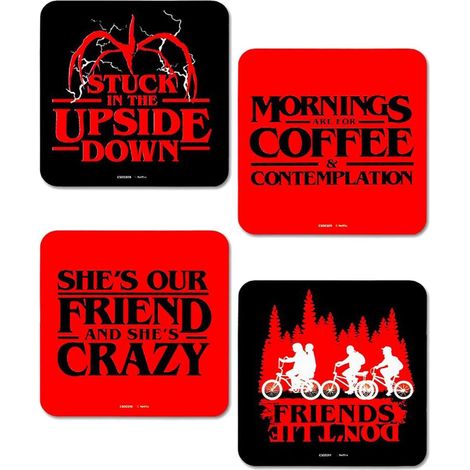 4 dessous de verres Stranger Things (1/3)