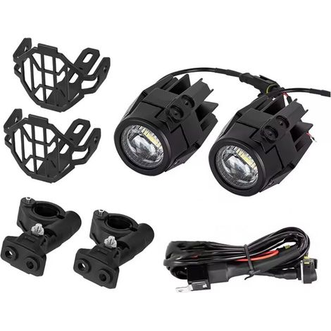 Nuevo faro antiniebla auxiliar para motocicleta compatible con R1200GS, F800GS, F700GS, F650, K1600 (1/2)