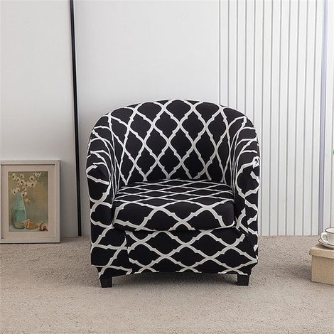 Funda elástica para sillón, Funda resistente para sillón (incluye funda para cojín de asiento), Funda antideslizante para asiento tipo butaca (1/5)