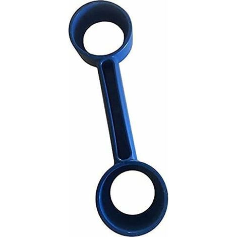 Limpiador de rodillos de pintura, herramienta de limpieza para rodillos de pintura, limpia un rodillo de pintura en segundos, apto para rodillos de pintura de 5 mm, 1 unidad, azul (1/5)