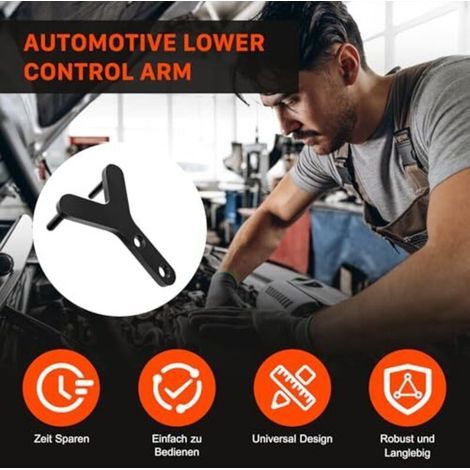 Outil de levier robuste pour bras de suspension universel, outil de bras de suspension, bras de suspension inférieur automobile, démontage de rotule, levier de rotule inférieur avec b (1/4)