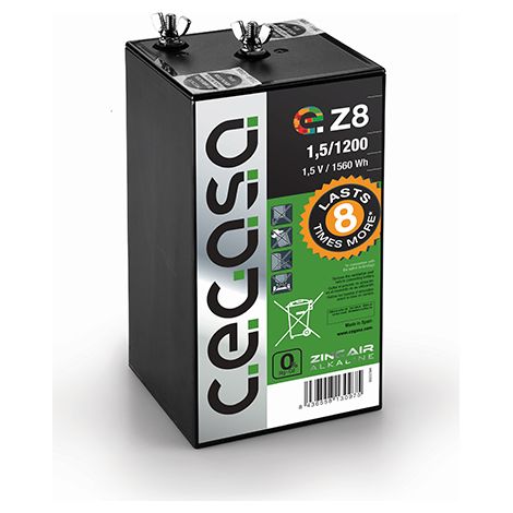 Cegasa - Pile depolarisation air alcaline eZ8 1.5/1200 1.5V 1200Ah