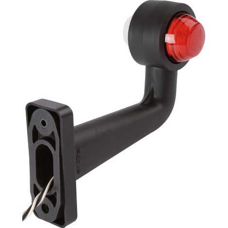 Luz de posición LED, roscada, 180,5 x 158,5 mm, 12/24 V