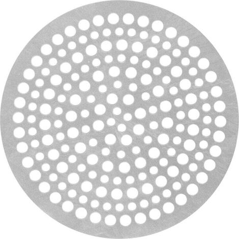 Filtre de Vidange de Sol en Acier Inoxydable, Maille de Vidange Ronde en Acier, Filtre de Douche, Pièce de Maille Anti-Blocage (82mm)