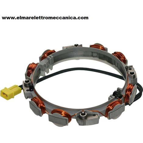BRIGGS & STRATTON Statore da 10 a 16 Ah, 2 cavi neri e connettore giallo 330121