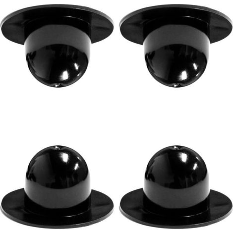 Bouchons de remplacement pour pantalon de crêpe pompé de piscine, compatibles avec les piscines hors sol Best-way et in-tex, bouchons noirs durables, lot 4 (courts). (1/5)