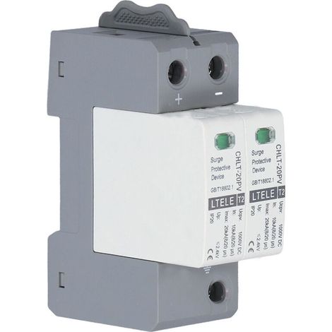 royaluxe -Résistance de surtension, 2P20KA 500vdc, parasurtens photovoltaïque à 2 pôles, parasurtens basse tension - CHLT-40PV (1/2)