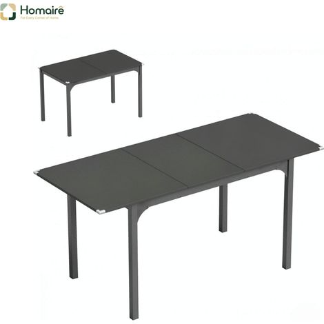 Schwarzer Esstisch aus Holz 160 x 70 x 75 cm HOMAIRE (1/5)