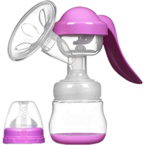 Tire-lait manuel en silicone pour l'allaitement, petit tire-lait manuel portable pour bébé, tire-lait et accessoires (1/5)
