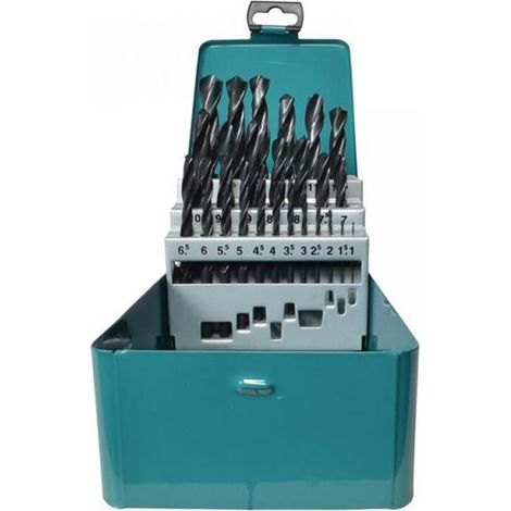 Makita D-54097 25 Piece Metal HSS-R Drill Bit Set
