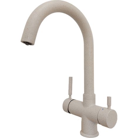 Rubinetto da cucina Shurity 410 4 vie 3/8" Granito Avena (1/3)