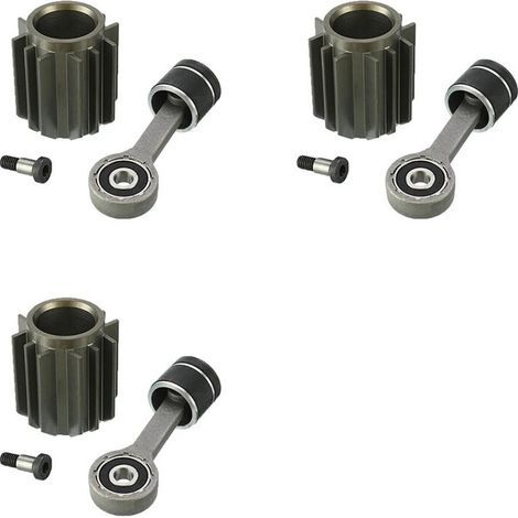 Kit de réparation pour 3 pompes de compresseur de suspension pneumatique LR023964, applicable aux LR3, LR4, MK3 Sport, LR061663 et LR072537. (1/5)