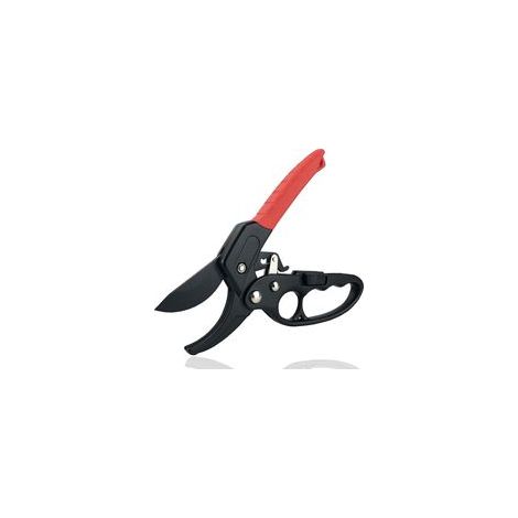 Forbici da potatura a cricchetto e con bloccaggio automatico. Cesoie per siepi da giardino. Tagliarami Crezuo.