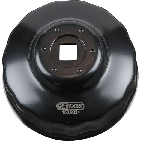 Cloche pour filtre à huile 3/8'', diamètre 74/76 mm / 15 cannelures KSTOOLS (1/5)