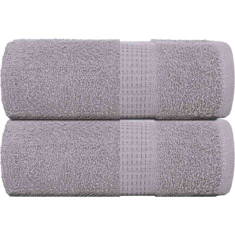 Gästetücher FROGN 2 Stk. Grau 30x50 cm 360 g/m²