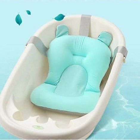 Rutschfeste Badematte für Babypartys – Hellgrün – Maße: 51 x 34 cm (1/4)