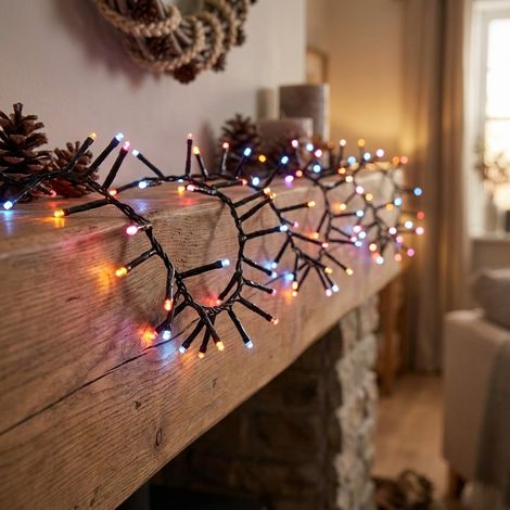 Mains Operated 750 LED Cluster String Lights - V5 (1/2)