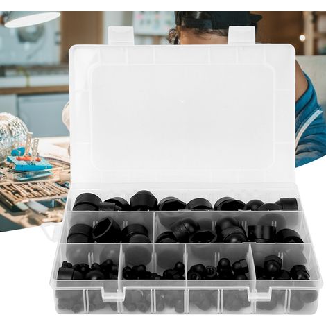 145 écrous hexagonaux en nylon, protections de vis M4 M5 M6 M8 M10 M12 (1/5)