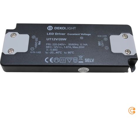 [NEUWERTIG] B-Ware Deko Light Led Treiber Netzteil Flat Cv Ut12 V 20 W Stromversorgung 12 V 1 Stück