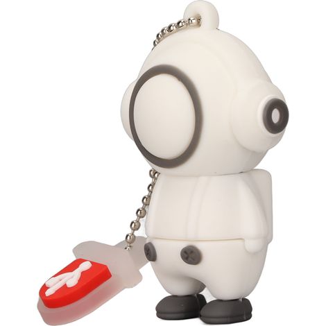 Clé USB 64 Go Homme Design Cartoon Antistatique USB 2.0 Blanc (1/5)