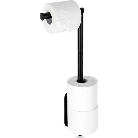 Toilettenpapierhalter aus schwarzem stahl 465 cm