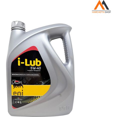 OLIO MOTORE PER AUTOVETTURE 'I-LUB' 5W40 - lt. 4