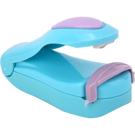 Mini scelleuse de sachets de chips, scelleuse sous vide portable et coupe-sachets (1/5)