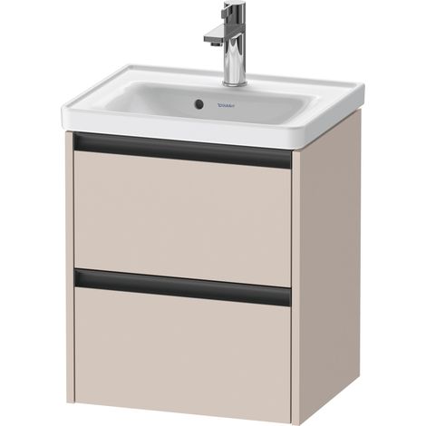 Duravit Ketho.2 bâti-support pour lavabo suspendu, 2 tiroirs, (1/4)