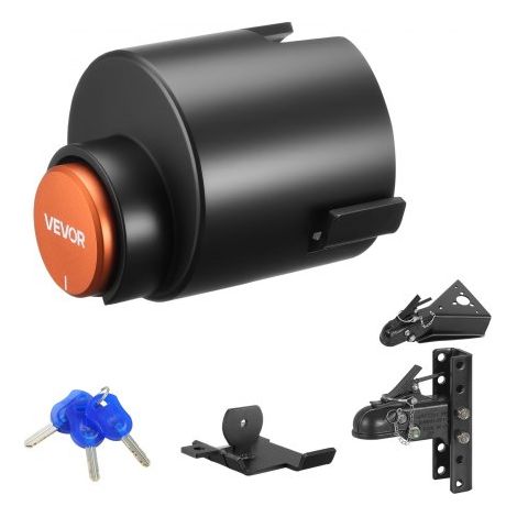 Antivol Attelage Remorque Compatible avec Coupleurs à Boule (1/5)