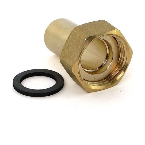 Raccord à vis avec joint plat SC Sanpress 2264 en 15 mm x G3/4 Sibr