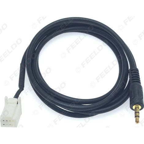 Connecteur mâle pour adaptateur d'entrée AUX audio de voiture 3,5 mm pour Suzuki SX4/Swift/Jimny/Vitara