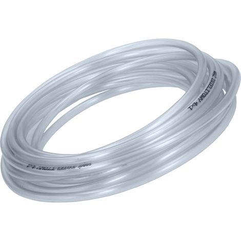 Technischer Schlauch aus Kunststoff für Öl, Benzin, Luft, Wasser, transparent, 4/1 mm, 5 m (1/5)