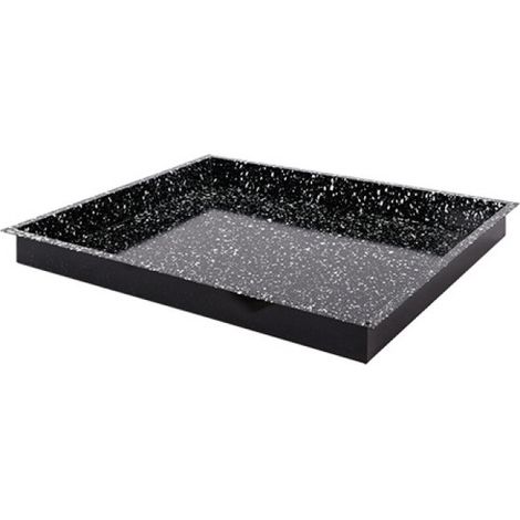 Plateau de four noir tacheté GN 2/1 H 6cm - Caterchef