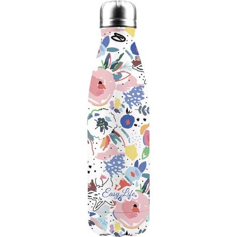 Isolierflasche 0,5 l - Blumen Garten - Easy Life