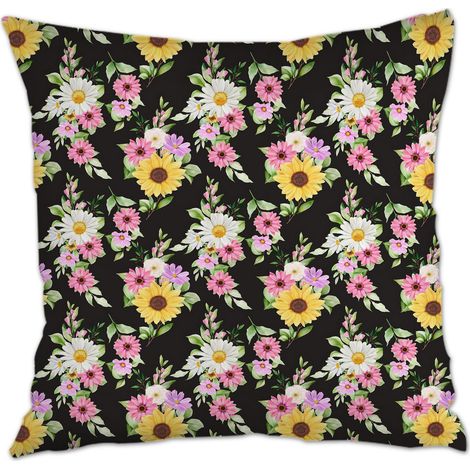 Housse de coussin sans coussin 45x45 résistant au lavage pour petit ami, mari, fiançailles couples (1/5)