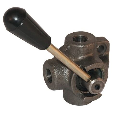 3-Wegehahn T-Bohrung 3/8 BSP OLEODINAMICA MARCHESINI DH053A (1/5)