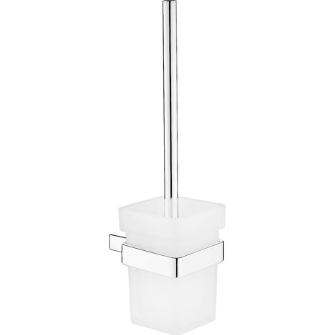 Brosse WC Murale Chromée en Acier Inoxydable