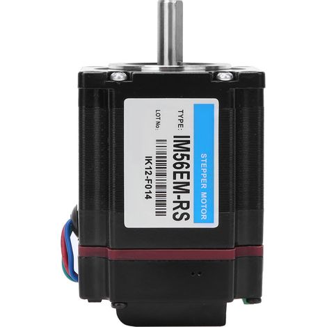 Moteur pas à pas intégré 2 phases avec pilote et contrôleur d'impulsions 2450VDC IM56EM-RS, axe NEMA 23, couple élevé, alimentation 24-50V, commande précise, usage industriel. (1/5)