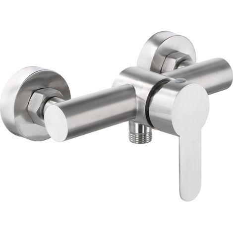Robinet de douche -Robinet de douche thermostatique hybride -mélange d'eau chaude et d'eau froide -finition laiton -Noyau de valve (1/5)
