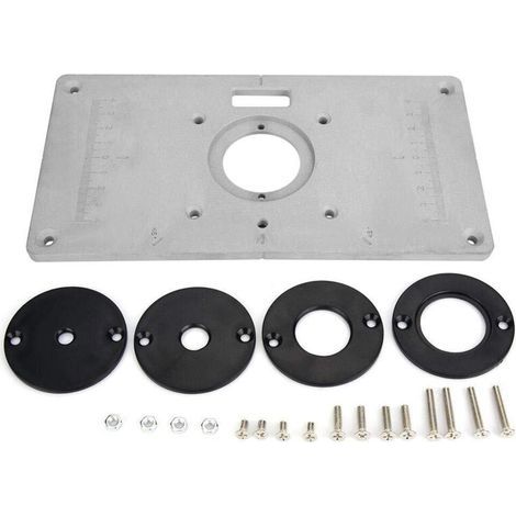 Router Board Insert Plate, DIY Aluminum Router Board for Woodworking (1/4)