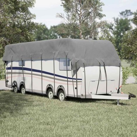 Housse de toit de caravane gris 1000x300 cm tissu non tissé