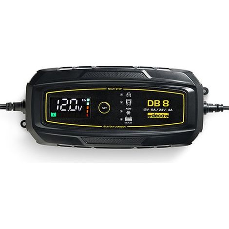 Caricabatterie auto moto Deca DB 8.0 elettronico 318000