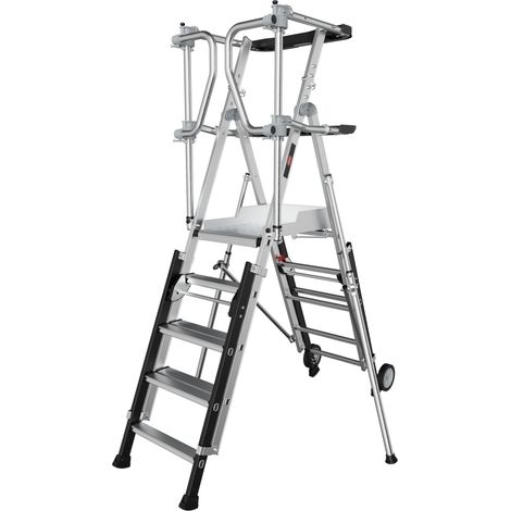 Altrex RolGuard Teleskop Plattformleiter Compact 5/7 Stufen