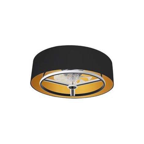 Anuska Gleichstromlüfter 60 W, schwarz/gold, 8 Flügel, 5100 lm, 6 Geschwindigkeiten, 3CCT-Steuerung (1/3)
