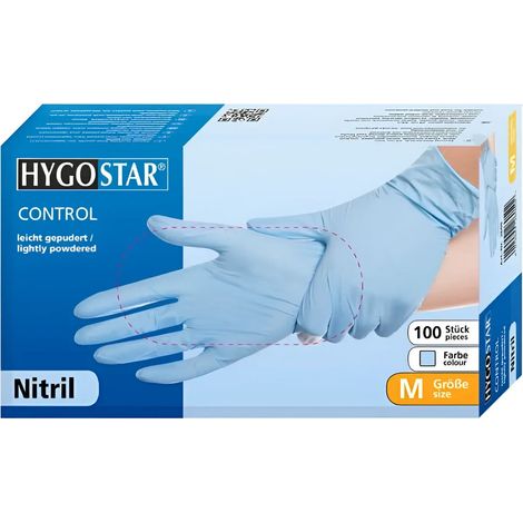 Hygostar Nitril-Handschuhe "Control" 100 Stück (1/3)