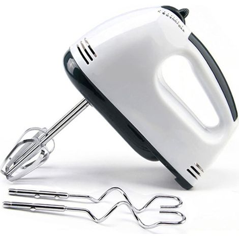 Batteur à Main électrique à 7 Vitesses, Batteur à œufs électrique à Main, Batteur à Crème électrique, Appareil de Cuisine pour les Boulangers, les Amateurs de Desserts, les (1/5)