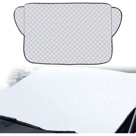 BUNTHAUS Lntyq Couverture Pare-Brise Voiture,Protege Pare Brise Givre,Protection Pare Brise Hiver,Couverture Pare Brise Voiture,Pare-Soleil Anti Givre Neige Anti Glace UV Soleil Protection Repliable U (1/5)