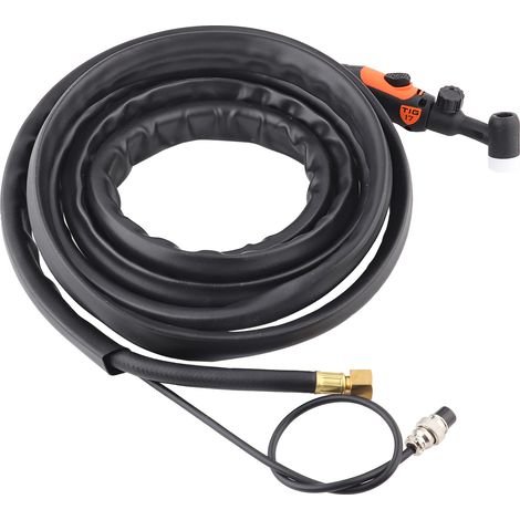 Kit de soudage à l'arc TIG-17 avec tête flexible, interface pneumatique M16x1,5 et câble de 4 mètres. Accessoires de soudage inclus. (1/5)