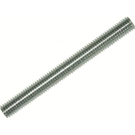 Tige filetée M7 Pas de 150 Longueur 1 mètre Classe 4.8 Acier zingué-1 pièce (1/3)