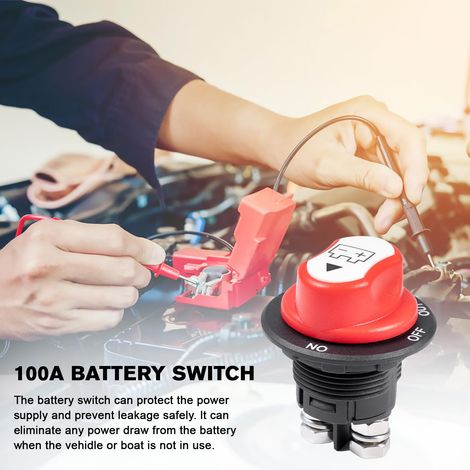 Jiajia AI, Coupe Circuit Batterie 12V Coupe Batterie 12V 24V pour jardin, terrasse et extérieur (1/5)